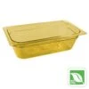 Rubbermaid FG216P00AMBR Amber 1/3 Size X 2.5" D Hot Food Pan
