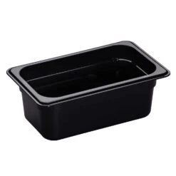 Cambro® 44HP110 Black High Heat 1/4 Size X 4" D Food Pan
