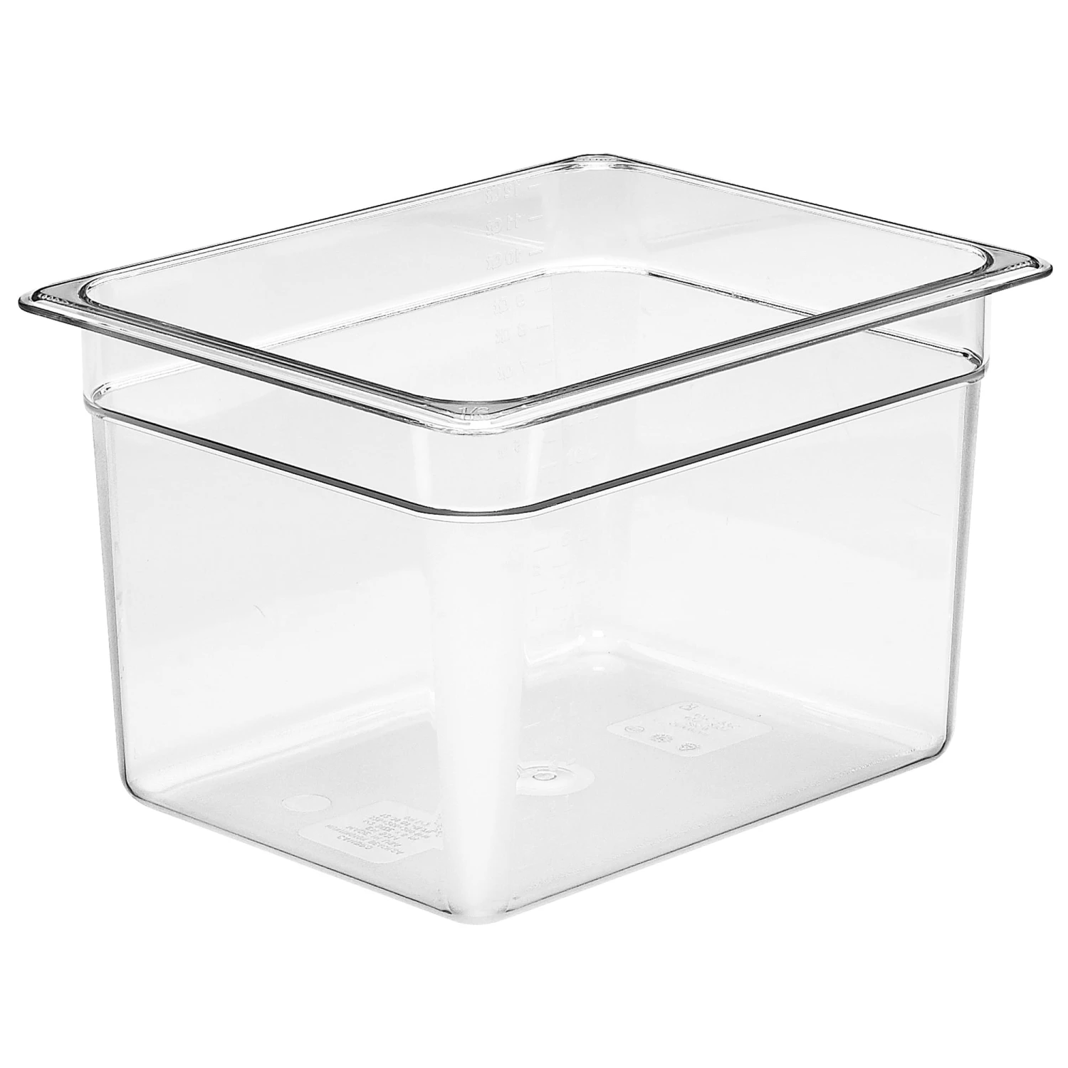 Cambro 28CW135 Camwear Clear Half Size X 8" D Food Pan 1 Cambro 28CW135 Camwear Clear Half Size X 8" D Food Pan