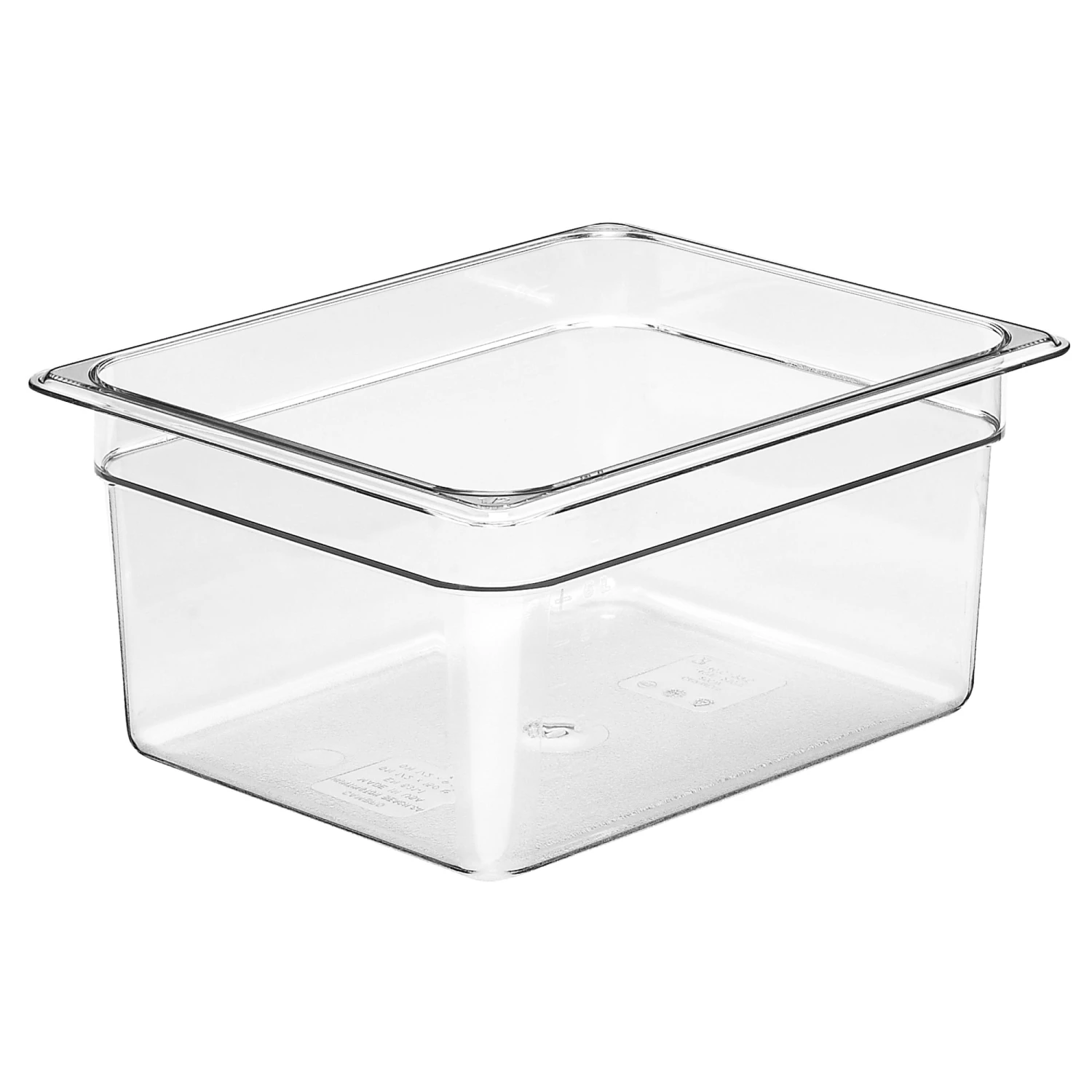 Cambro 26CW135 Camwear Clear Half Size X 6" D Food Pan 1 Cambro 26CW135 Camwear Clear Half Size X 6" D Food Pan