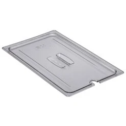 Cambro 10CWCHN135 Camwear Full Size Notched Food Pan Cover With Handle