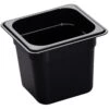Cambro® 66HP110 Black High Heat 1/6 Size X 6" Deep Food Pan