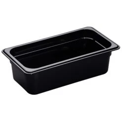 Cambro® 34HP110 Black High Heat 1/3 Size X 4" D Food Pan
