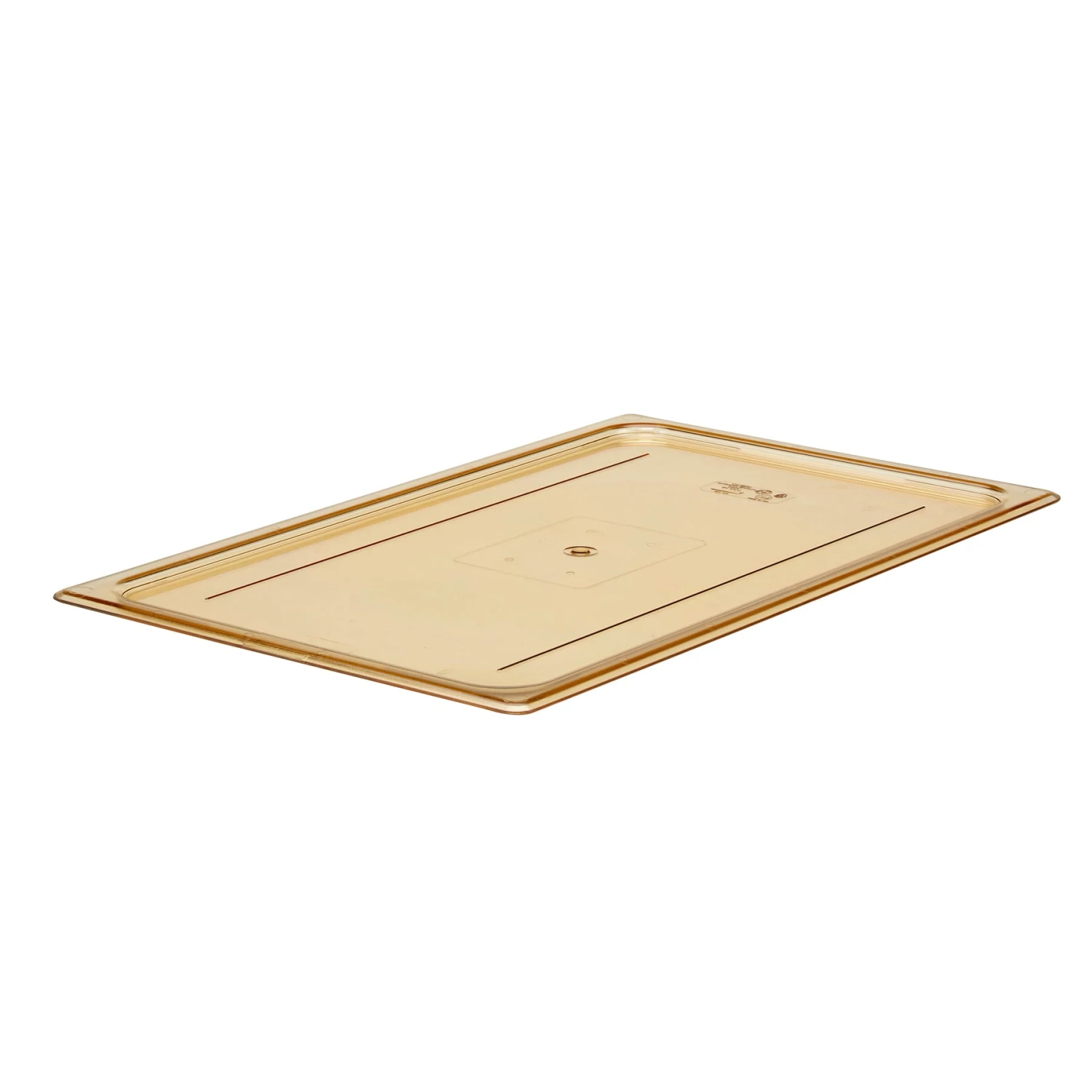 Cambro 10HPC150 H-Pan Amber Full Size Flat Food Pan Cover W/o Handle 1 Cambro 10HPC150 H-Pan Amber Full Size Flat Food Pan Cover W/o Handle