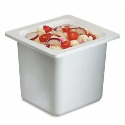 CARLISLE San Jamar® CI7001WH Chill-It® 1/6-Size White Food Pan