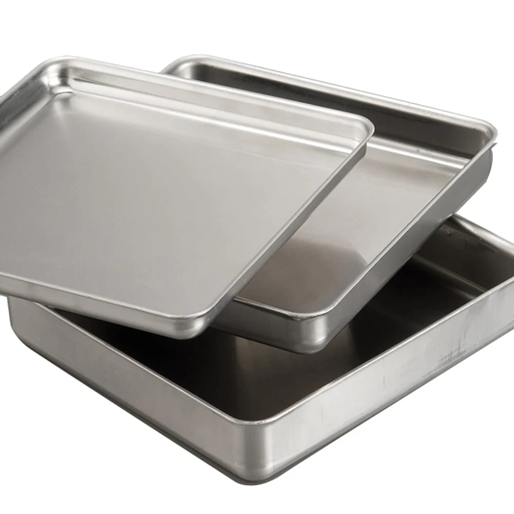American Metalcraft SQ820 Square 8 X 8 X 2" Aluminum Pan 1 American Metalcraft SQ820 Square 8 X 8 X 2" Aluminum Pan
