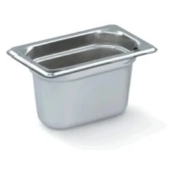 Vollrath 90942 Super Pan 3® S/S 1/9 Size X 4" D Food Pan