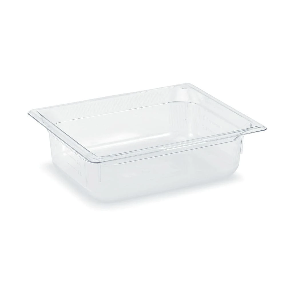 Vollrath 8024410 Clear Half Size X 4" D Low Temp Food Pan 1 Vollrath 8024410 Clear Half Size X 4" D Low Temp Food Pan