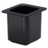 Cambro 66CF110 ColdFest Black 1/6 Size 6" H Cold Food Pan
