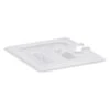 Cambro 60PPCHN190 Translucent 1/6-Size Notched Food Pan Cover - 6 / CS