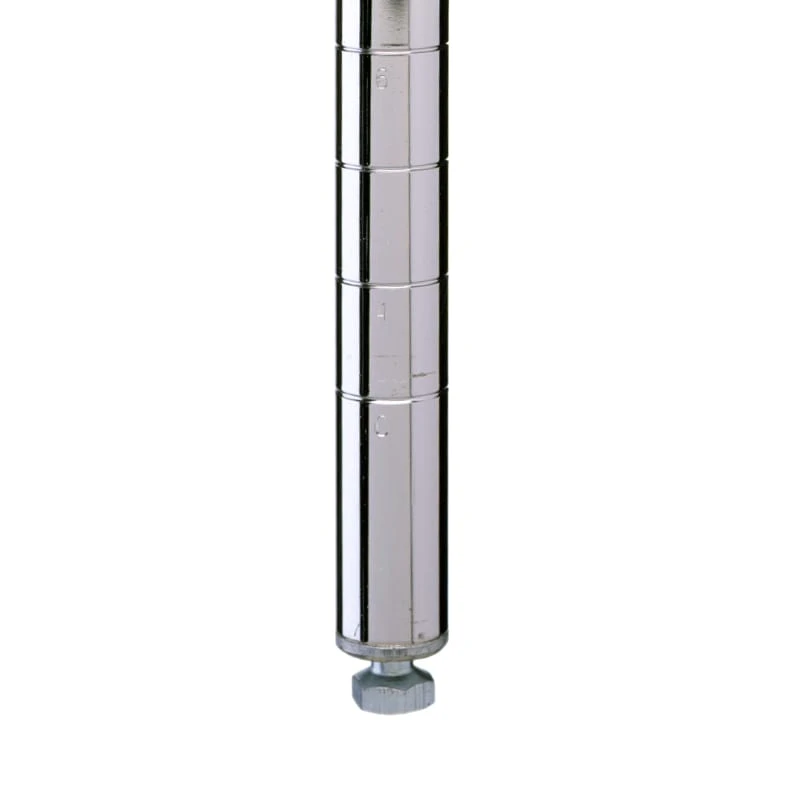Metro 27CP Super Erecta 27-1/2" Chrome Post With Leveling Bolt 1 Metro 27CP Super Erecta 27-1/2" Chrome Post With Leveling Bolt