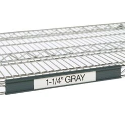 Metro 9990P5 55" Gray Label Holders For Super Erecta Shelves