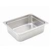 Winco SPJH-204 S/S 4" Half Size Food Pan