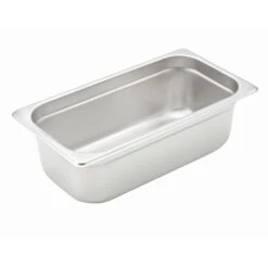 Winco SPJH-304 S/S 4" Third Size Food Pan