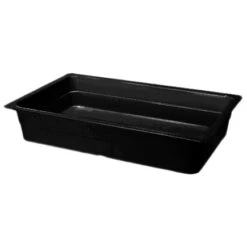 G.E.T. ML-22-BK Black Full-Size 4"D Insert Pan With Feet