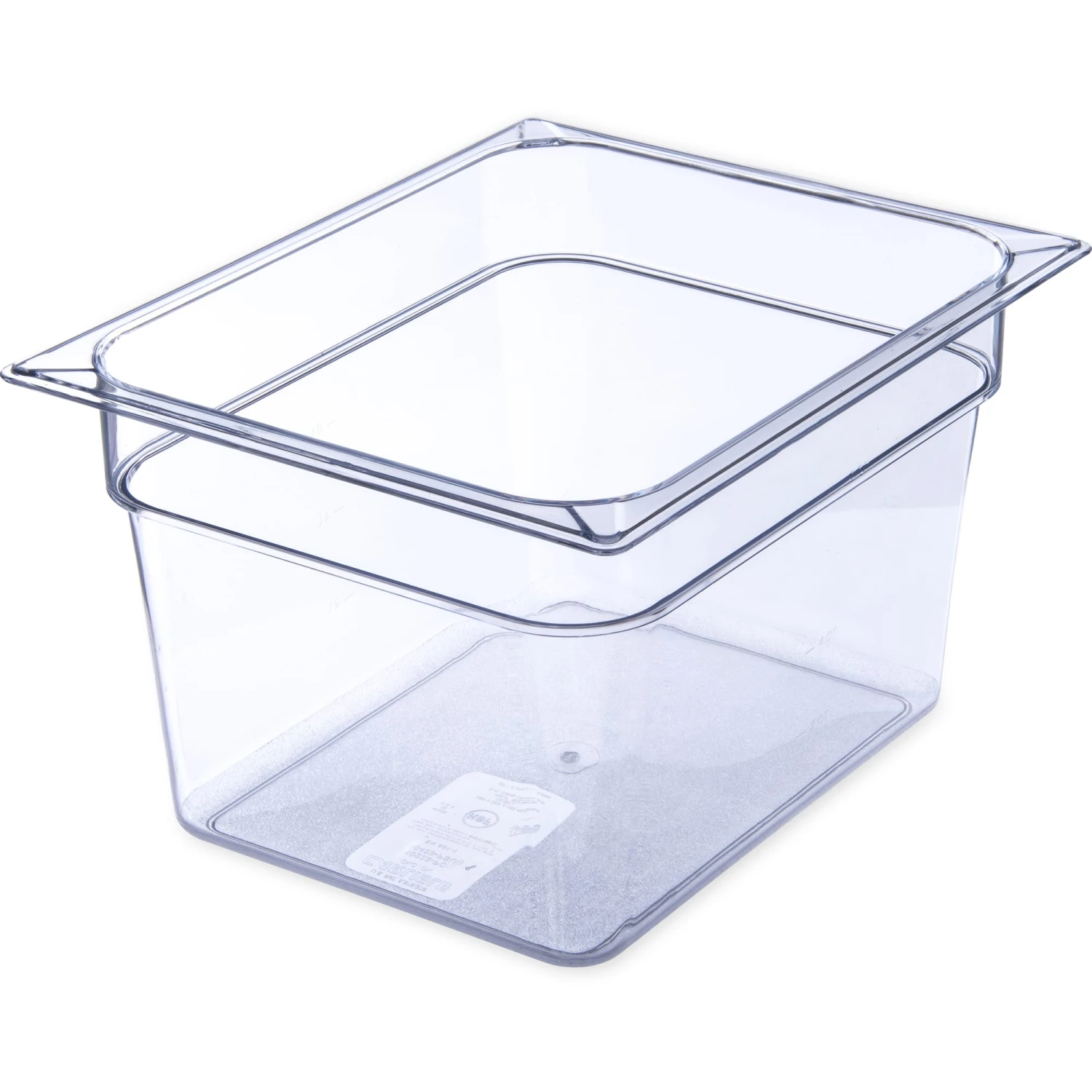 Carlisle 10223B07 StorPlus Clear Half Size X 8" D Food Pan 1 Carlisle 10223B07 StorPlus Clear Half Size X 8" D Food Pan