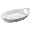 Carlisle 740502 8 Oz. White Oval Casserole Dish - 24 / CS