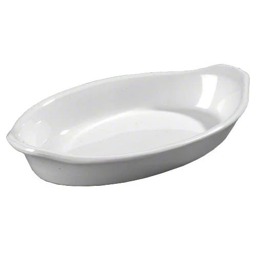 Carlisle 740502 8 Oz. White Oval Casserole Dish - 24 / CS 1 Carlisle 740502 8 Oz. White Oval Casserole Dish - 24 / CS