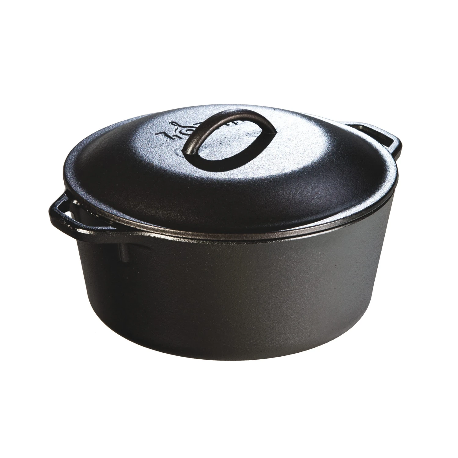 Lodge® L8DOL3 5 Quart Cast Iron Dutch Oven With Lid 1 Lodge® L8DOL3 5 Quart Cast Iron Dutch Oven With Lid