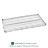 Olympic Storage J1842K Green 18" X 42" Wire Shelf