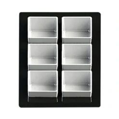 Professional Bakeware CW5076W 12.875 X 21.25" 6-Bowl Template