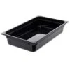 Carlisle 10201B03 Black Full Size X 4" D Food Pan