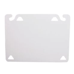 CARLISLE San Jamar CBQGSC1218WH 12 X 18 White QuadGrip Cutting Board - 2 / PK