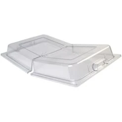 Winco C-DPFH Polycarbonate Hinged Full Size Dome Cover