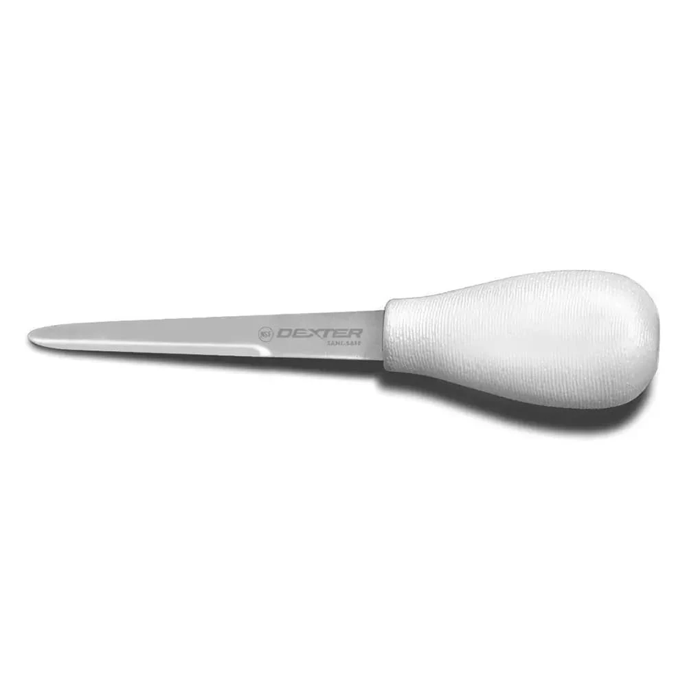Dexter Russell Cutlery S122PCP White Sani-Safe 4" Oyster Knife 1 Dexter Russell Cutlery S122PCP White Sani-Safe 4" Oyster Knife