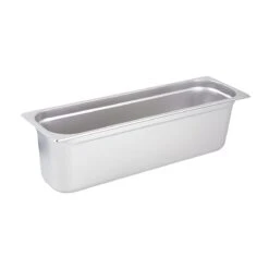 Winco SPJH-6HL S/S 6" Half Long Size Food Pan