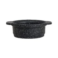 Folio 6976QU009 Black Granite 11.5 Ounce Round Mini Crock - 6 / CS