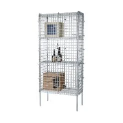 Focus Foodservice FSSEC24363 Stationary 24" X 36" X 74" Security Cage
