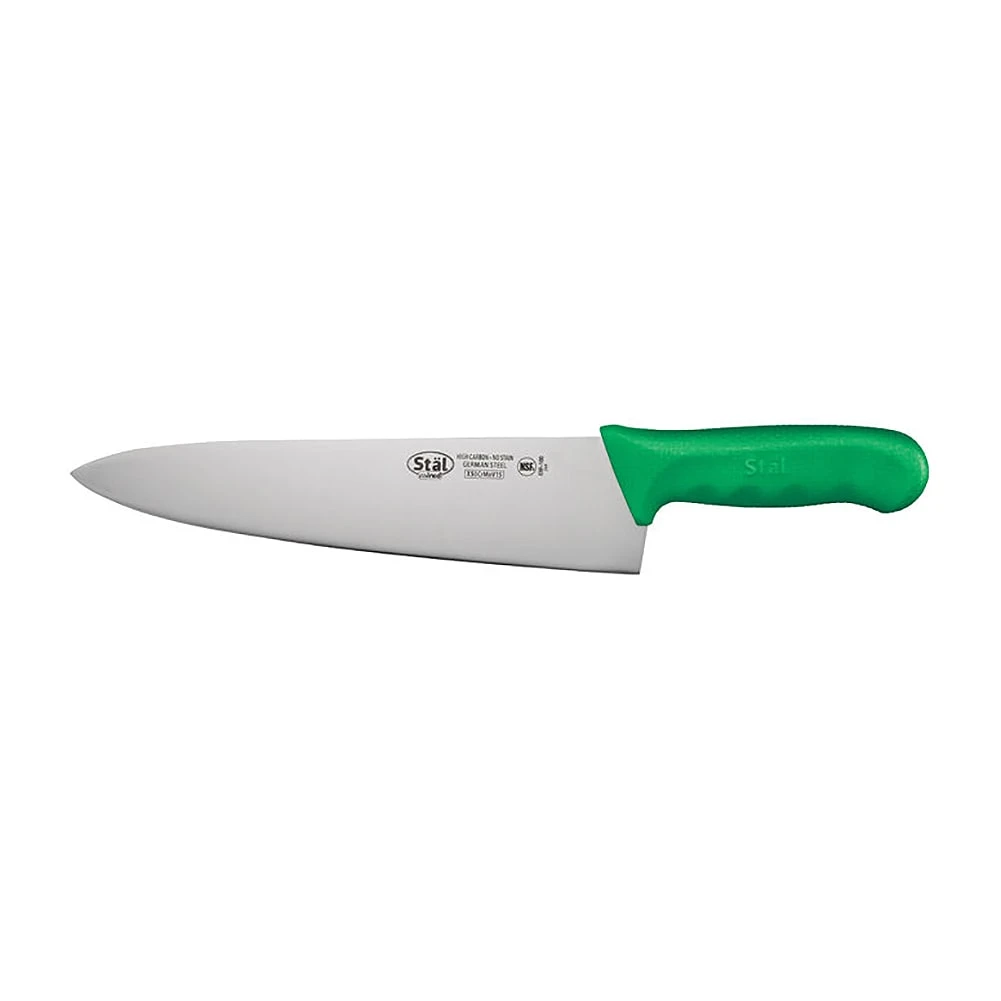 Winco KWP-100G Stal Green 10" Chef's Knife 1 Winco KWP-100G Stal Green 10" Chef's Knife
