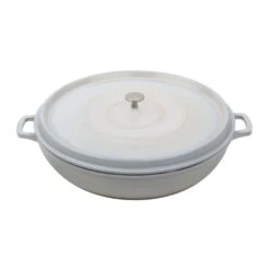 G.E.T. CA-005-AWH/BK/CC Antique White Heiss Round 3 Quart Braiser