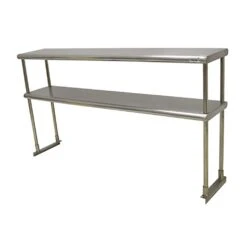 Advance Tabco EDS-18-48-X S/S 48.25 X 18" Table Mounted Overshelf