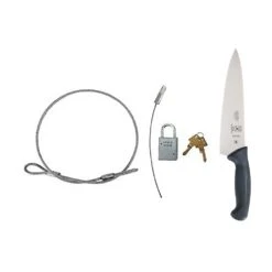 Mercer Culinary M422608BH30 8" Chef's Knife Kit W/ 30" Leash