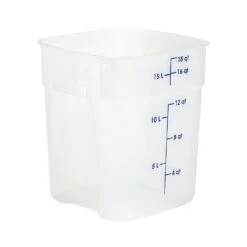 Cambro 18SFSPROPP190 FreshPro Translucent 18 Quart Storage Container