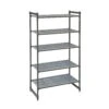 Cambro CBU244884V5580 1800Lb 5-Tier 24 X 48 X 84" Starter Unit