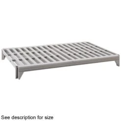 Cambro CPSK1836V1480 Camshelving Gray 18" X 36" Vented Shelf Plate Kit