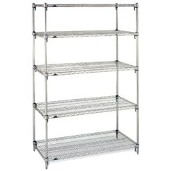 Metro 5A417C Super Adjustable Super Erecta 21 X 24 X 74" Starter Kit
