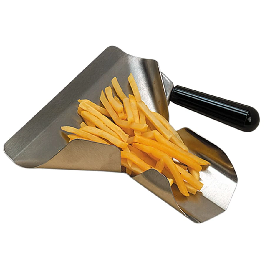 American Metalcraft FFSR1 S/S Right-Handed Fry Scoop W/ Plastic Handle 1 American Metalcraft FFSR1 S/S Right-Handed Fry Scoop W/ Plastic Handle